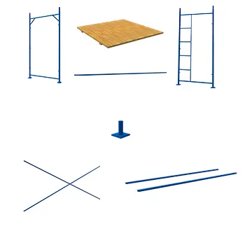 Комплектующие для строительных лесов